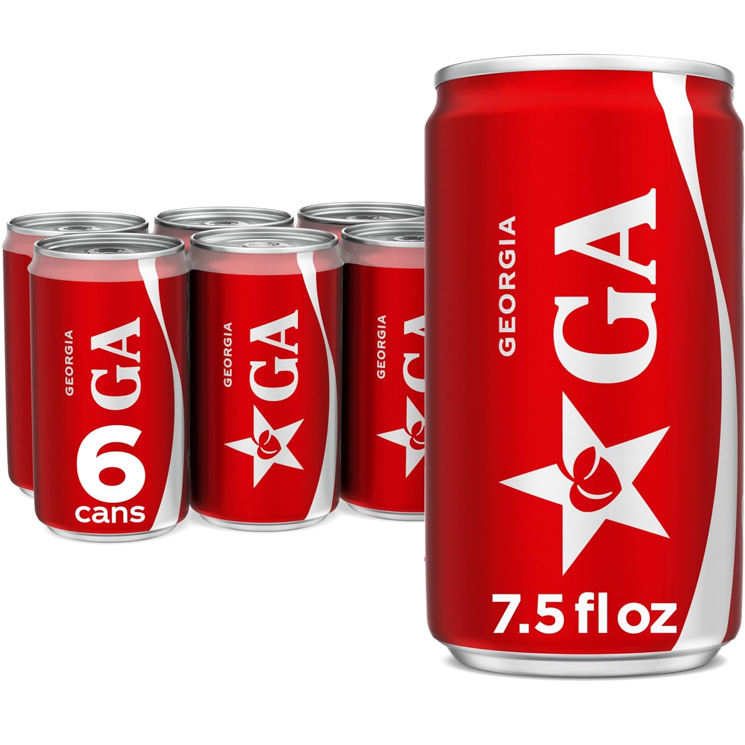 Coca-Cola Soda Soft Drink Fridge Pack Mini Cans, 7.5 fl oz, 10 Pack