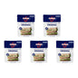 Canned Swanson White Premium Chunk Chicken in Water, 4 cans of 2.4 oz each, showing the product label and cans stacked together.