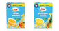 Canned Dole pineapple tidbits and tropical fruit in 4 oz bowls, 12-pack, showing colorful fruit pieces in clear containers