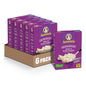 Annie's Homegrown organic shells and white cheddar mac and cheese pack, showing four 24 oz boxes with cheese sauce and pasta.