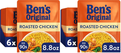 Ben's Original Four Cheese & Cheddar Broccoli Ready Rice, microwaveable 8.5oz pack, with cheese, broccoli, and rice in a bowl.
