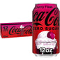 Coca-Cola Zero Sugar soda soft drink fridge pack with 12 cans, 12 fl oz each, featuring the Coca-Cola Zero branding in a cardboard pack.