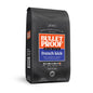 Three 12 oz packages of Bulletproof Original Medium Roast Ground Coffee, showcasing their packaging and branding.