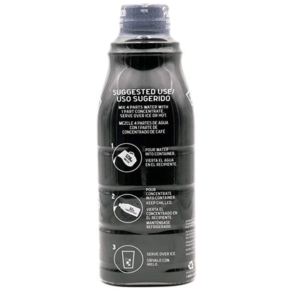 Java House Cold Brew Concentrate bottle with black label and silver cap, ready for making iced coffee.