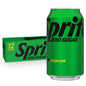 A pack of ten Sprite Lemon-Lime Soda mini cans, 7.5 fl oz each, showing the colorful branding and lemon-lime flavor label.