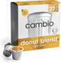 Cambio Roasters Colombian medium roast organic coffee pods, recyclable aluminum, Keurig compatible, 60-count, bold flavor, fresh taste