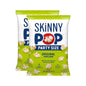 BackUPMYFILESNOW® SkinnyPop White Cheddar gluten-free popcorn in an 8 oz bag, showing the crispy popcorn with white cheddar flavor