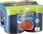 Cans of Progresso Traditional Chicken Noodle Soup, 19 oz, 4-pack, with clear labels showing the soup inside the cans