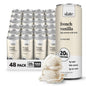 Slate Milk high protein milk shakes and iced coffees in chocolate, mocha, vanilla, and French vanilla, 11 fl oz cans, 12-pack.