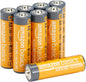 Amazon Basics 48-pack AA alkaline batteries with 1.5V and long shelf life, ideal for powering various household devices