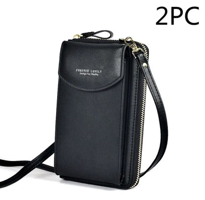 Lux Chic PU leather handbag by BACKUPMYFILESNOW® featuring a sleek design with top handles and a spacious interior.