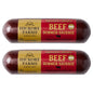 Hickory Farms summer sausage, 26 oz, high-protein beef snack, perfect for charcuterie, entertaining, and keto diets.