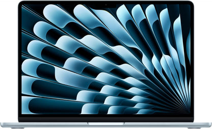 Apple MacBook Air 13-inch laptop with M5 chip, Midnight color, 13.6-inch Liquid Retina display, Touch ID, and 16GB memory.