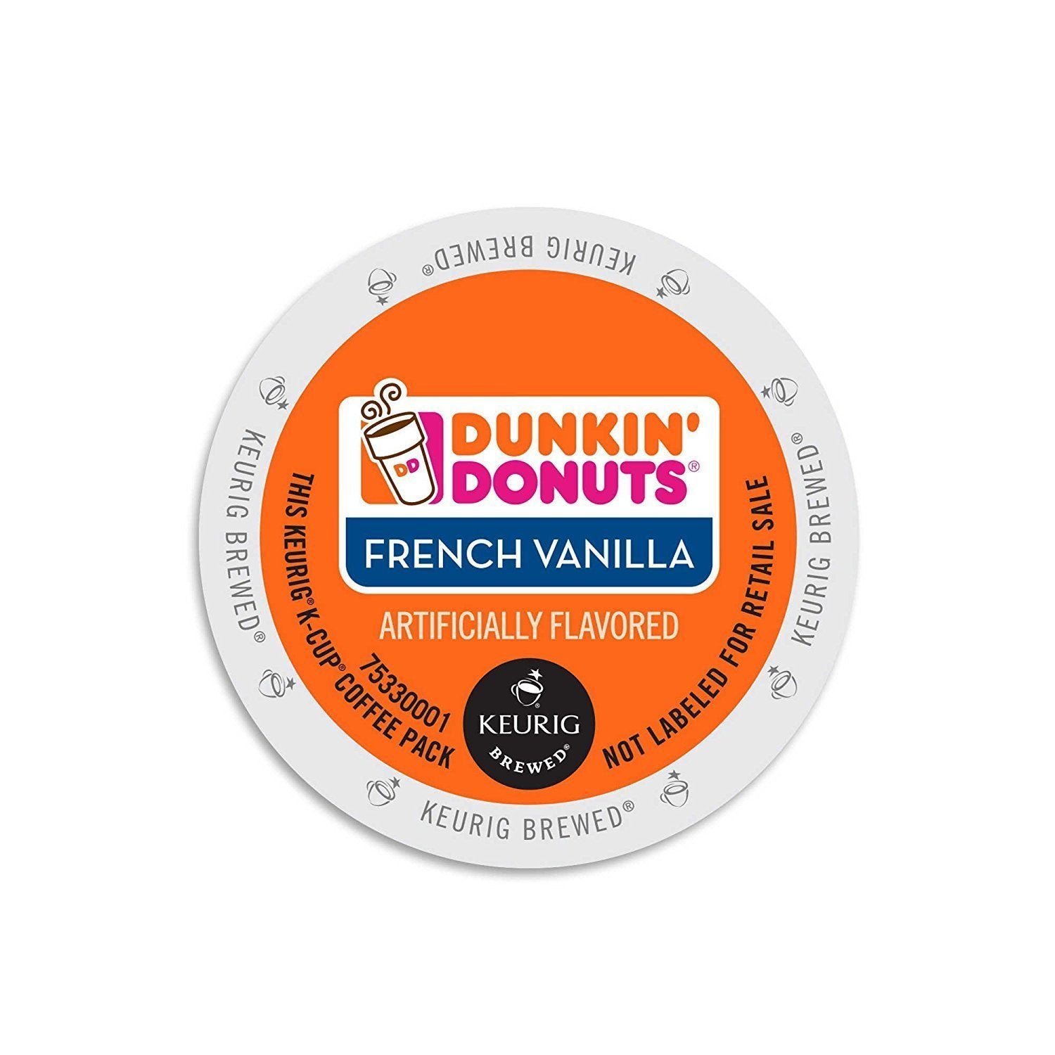 Dunkin' Donuts 2091512 Original Blend Coffee K-Cup Pods Medium Roast 44/Box (006933)