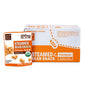 Organic steamed bean snack by Eat More Beans, featuring a colorful mix of healthy beans in a 2oz pack.