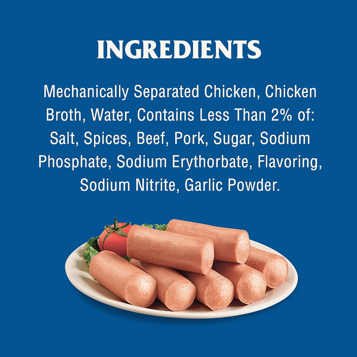 Libby's Vienna Sausage canned meat in a 4.6 oz. can, ready to eat, with 10g protein per serving, bulk pack of six cans.
