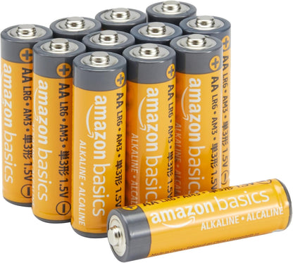 Amazon Basics 48-pack AA alkaline batteries, 1.5V, high-performance, long-lasting, no leakage, suitable for various electronic devices