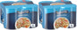Cans of Progresso Traditional Chicken Noodle Soup, 19 oz, four-pack, featuring label with soup ingredients and branding.