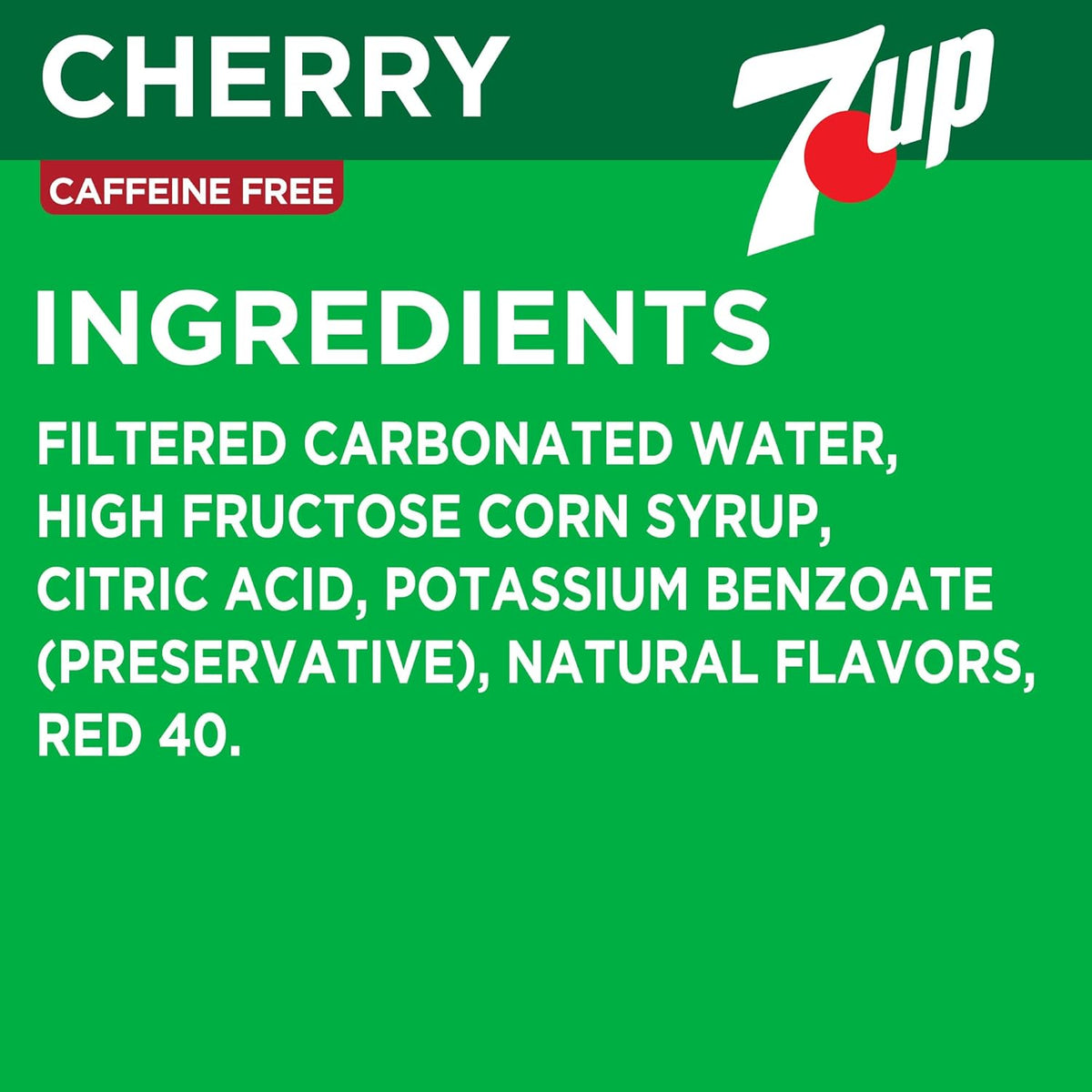 12-pack of Dr Pepper 7UP Cherry Flavored Soda cans, 12 fl oz each, featuring red cans with cherry graphics.