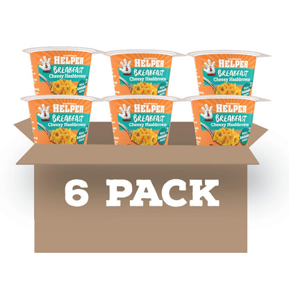 Hamburger Helper Beef Pasta Microwave Cup with cooked pasta in a cup, ready-to-eat quick meal for busy families and on-the-go dinners.