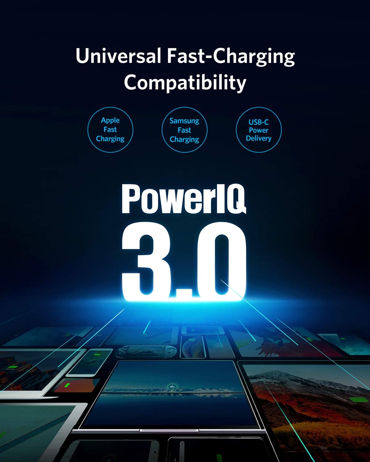 Anker PowerDrive III Duo USB-C car charger plugged into a vehicle's power outlet, with two USB-C ports visible.