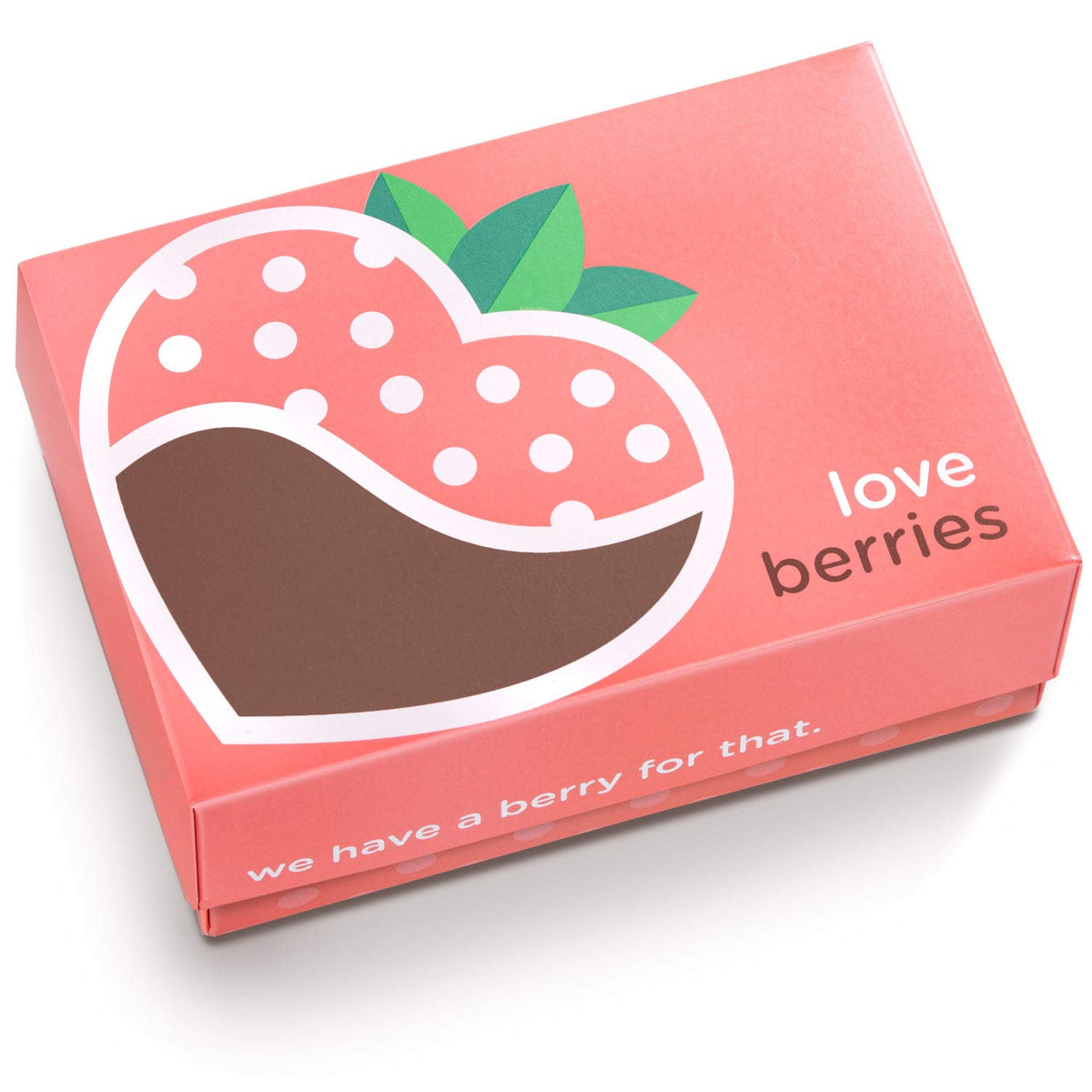 Chocolate-covered strawberries gift box from A Gift Inside featuring 12 fresh dipped berries, perfect for birthdays and anniversaries.