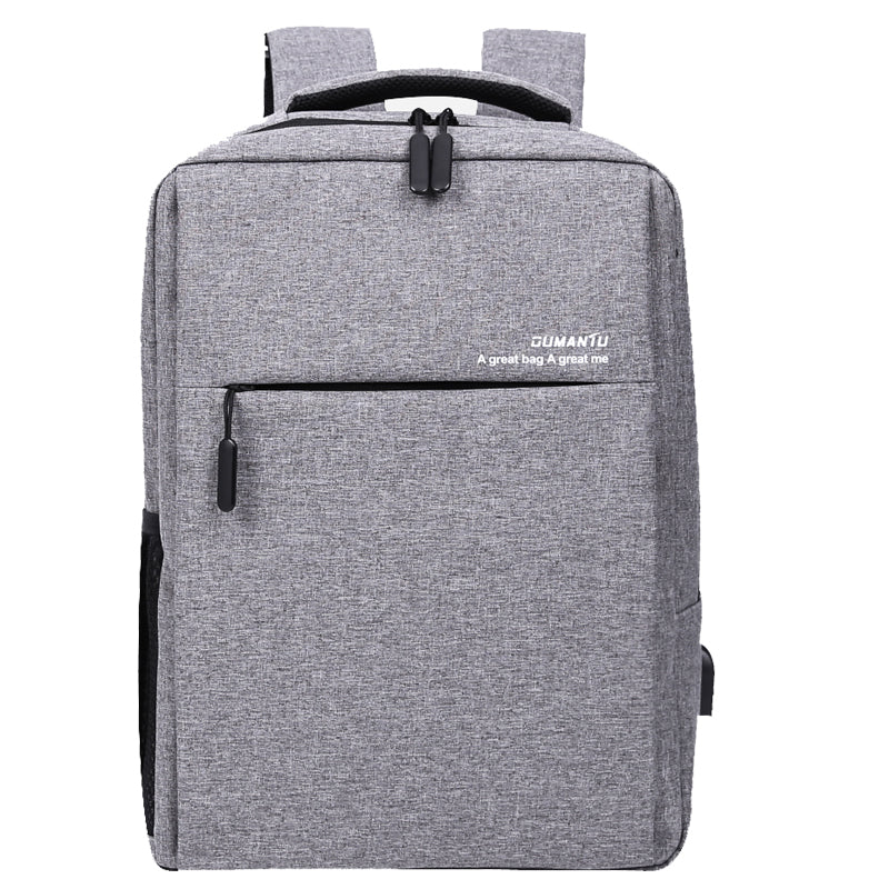 Waterproof shockproof rechargeable backpack laptop bag with padded compartments and durable exterior