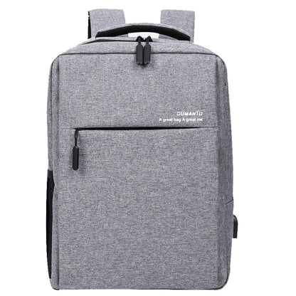 Waterproof shockproof rechargeable backpack laptop bag with padded compartments and durable exterior