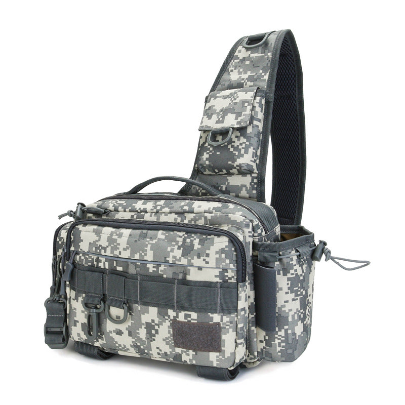 Large-capacity multifunctional fishing lure bag with multiple compartments and durable carry design