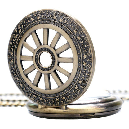 Pocket watch by My Store with classic round case and chain, displayed against a plain background
