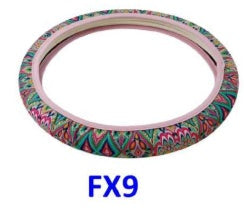 Neoprene car steering wheel cover with girl design by My Store
