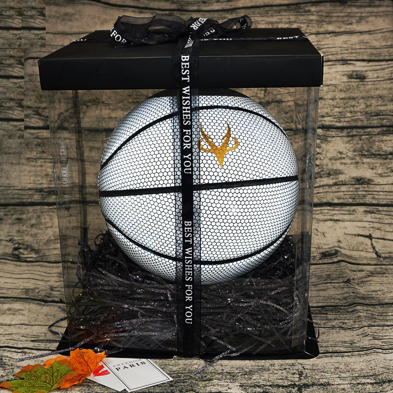 Luminous basketball with glowing design by My Store