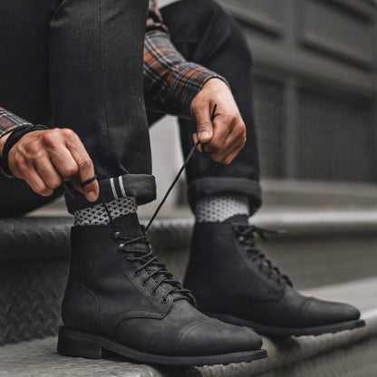 Men's retro round-toe work boots in a classic rugged design My Store