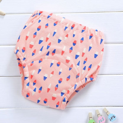 Baby absorbent underwear by My Store, soft reusable diaper-style underwear in a simple design