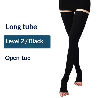 Women's mid-calf compression socks in a simple, supportive design