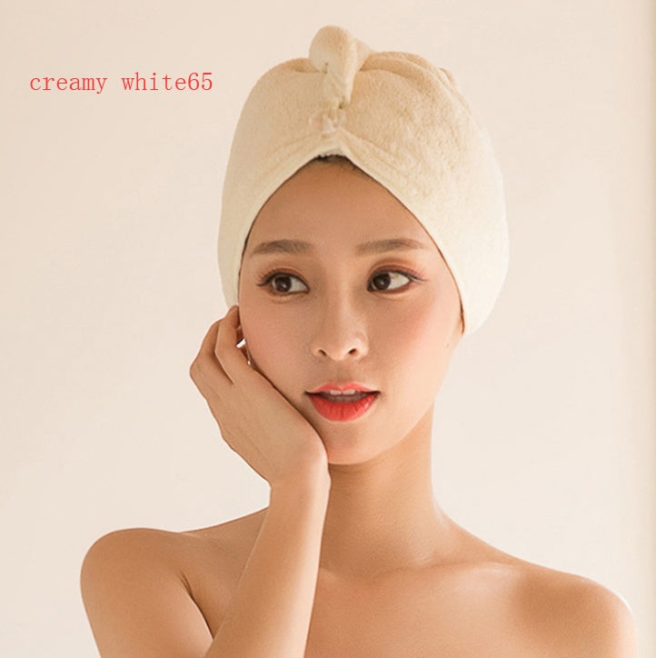 Women's hair dryer cap, absorbent dry hair towel in soft fabric, My Store brand