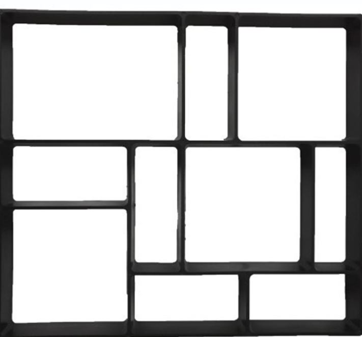 Ultralight DIY garden paving mould, hexagonal fancy concrete path mold by My Store