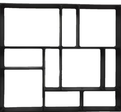 Ultralight DIY garden paving mould, hexagonal fancy concrete path mold by My Store