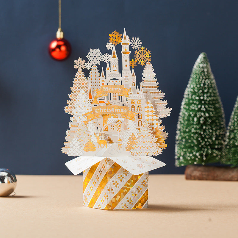 Three-dimensional greeting card by My Store, featuring a pop-up design viewed from the front