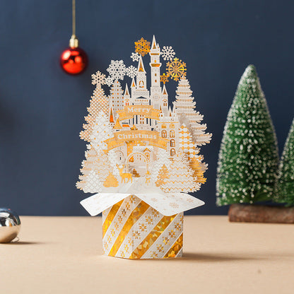 Three-dimensional greeting card by My Store, featuring a pop-up design viewed from the front