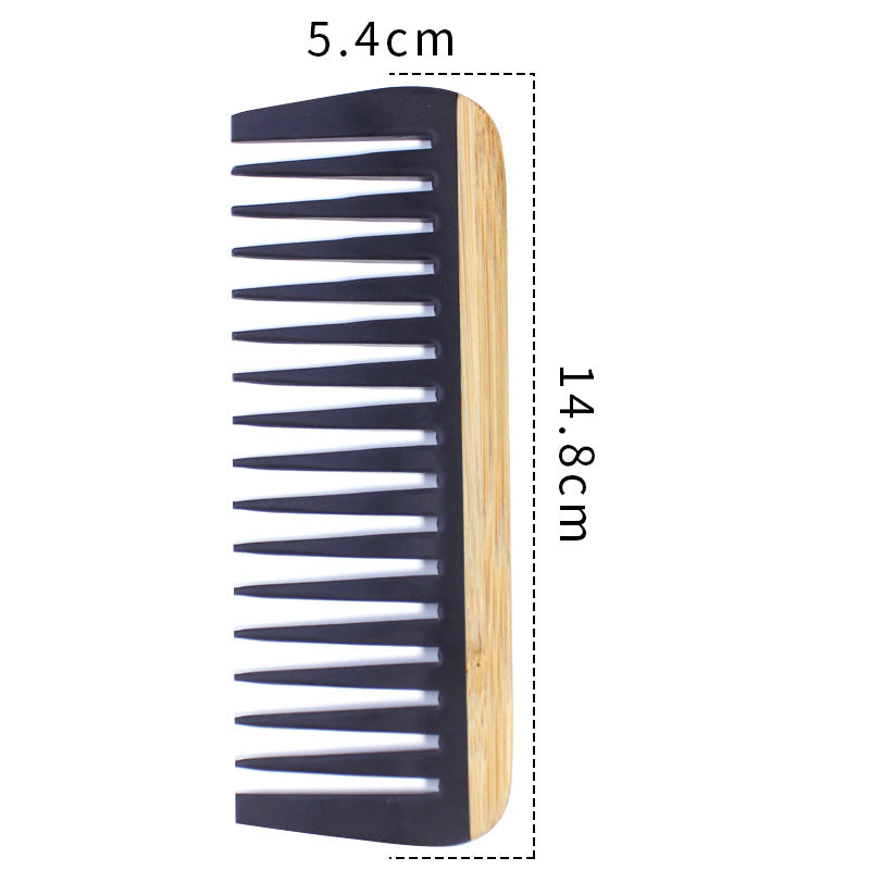 Elegant Bamboo Hair Styler - Frizz-Free Design 