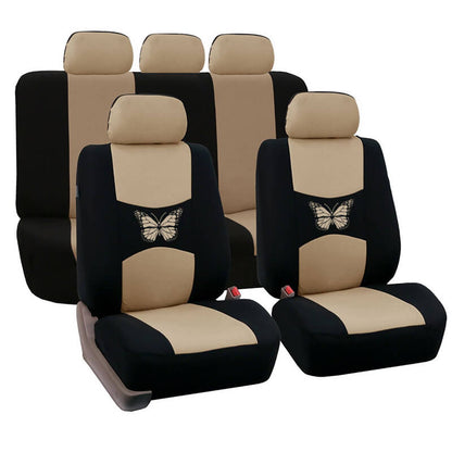 Automobile seat covers for export, showing durable automotive seat cover design in various colors