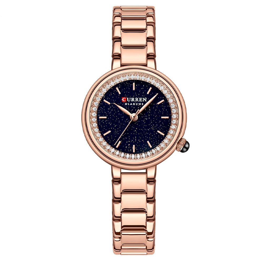 Women's small-dial waterproof wristwatch by My Store on a clean background