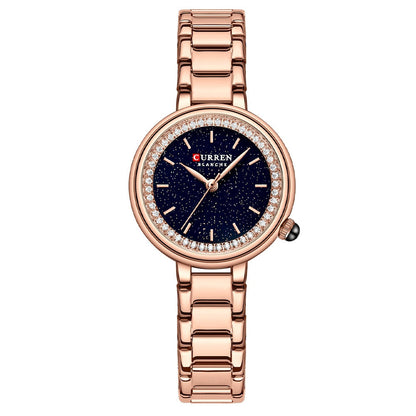 Women's small-dial waterproof wristwatch by My Store on a clean background
