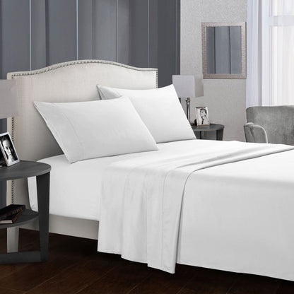 Four-piece bed sheet set by My Store, showing coordinated bedding linens in a clean, neutral design