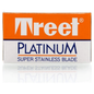 Treet Platinum Super Stainless Double-Edge Razor Blades by Pasteur Pharmacy, set of 10 blades for safety razors.