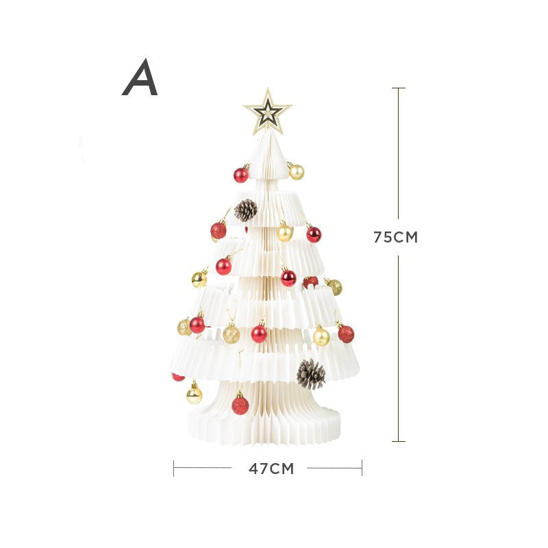 Christmas decorations with colorful ornaments for festive tree decorating