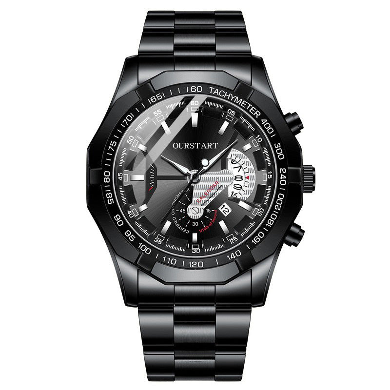 Non-mechanical calendar business watch for men by My Store, featuring a classic design