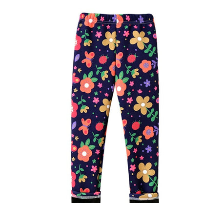 Girls thin-flannel spring/autumn milk-viscose pants in a soft, lightweight design