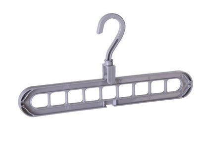 Plastic clothes hanger with storage hook by My Store